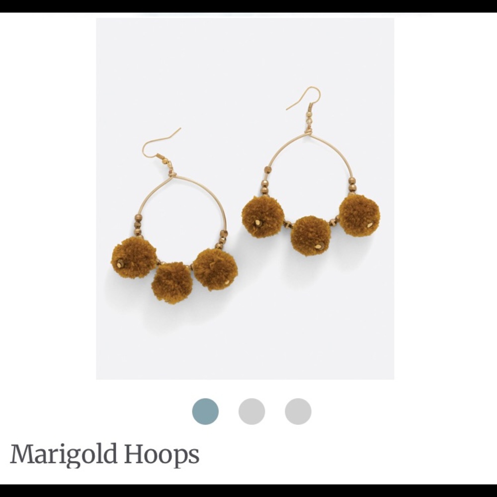 ISO-Noonday collection Marigold hoop earrings